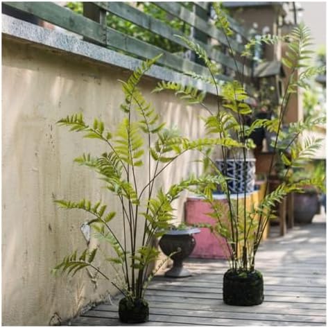 Rutavm 130cm Artificial Fern Tree with Realistic Green Leaves