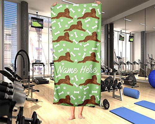 Personalized Pet Golden Retriever Towel for Kids