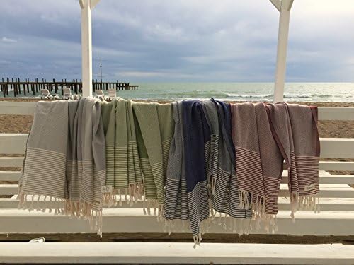 Bersuse 100 Cotton Biarritz Towel Set of 3 - Olive Green