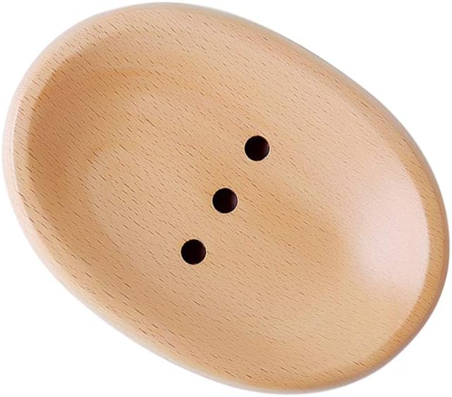 Cabilock Oval Soap Dish Holder for Bathroom