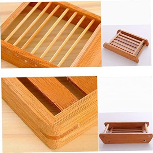 DRESSOOS Retro Boat Wooden Soap Dish Drainer