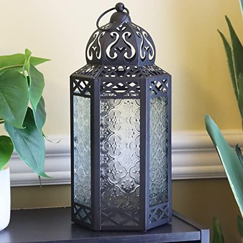 VELA LANTERNS Decorative LED Candle Lanterns Set of 2 1