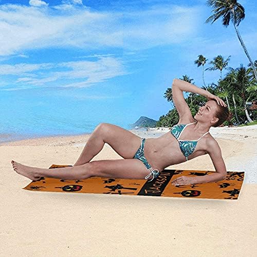 Custom Beach Towels with Name Personalized