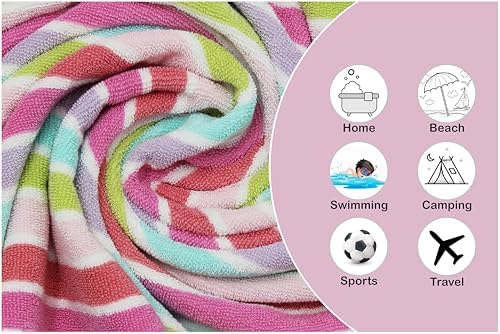Original Kids 6-Piece Towel Set - Pink Multi