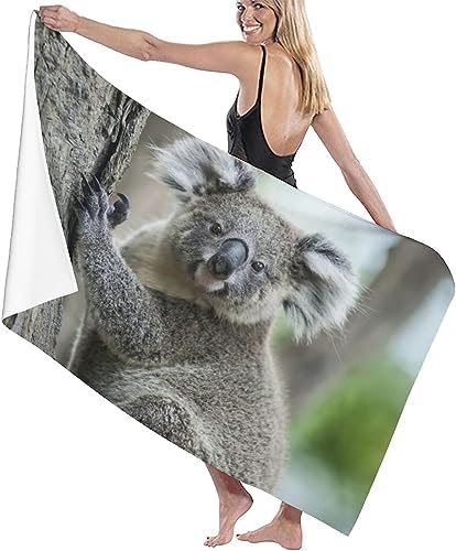 Sxakswol Cute Koala Beach Towel 32x62 Inch
