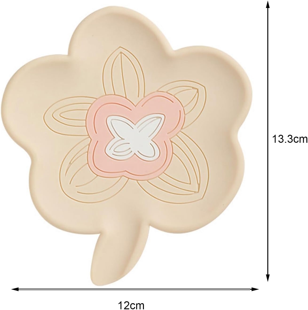 Loyliawa Soap Dish with Flower Shape Drainage