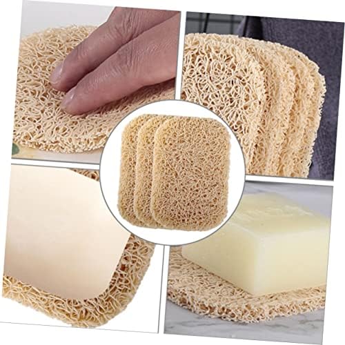 HOOTNEE 3PC PVC Soap Drain Pad Non-Slip Storage Rack