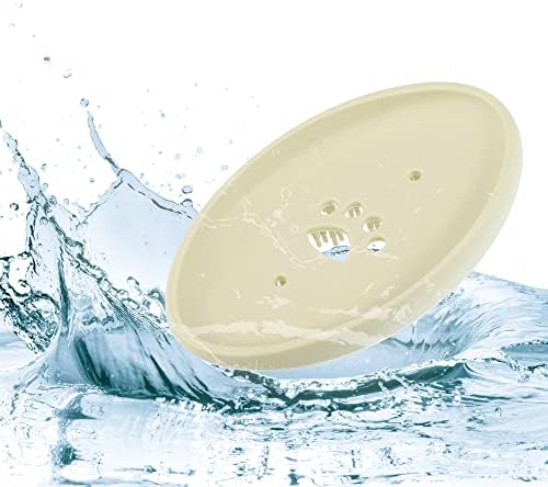 VOCOSTE Silicone Soap Dish with Bristles 115x7cm Beige