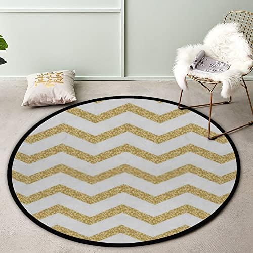 Vantaso 5ft Round Foam Rug for Kids Playroom and Living Room