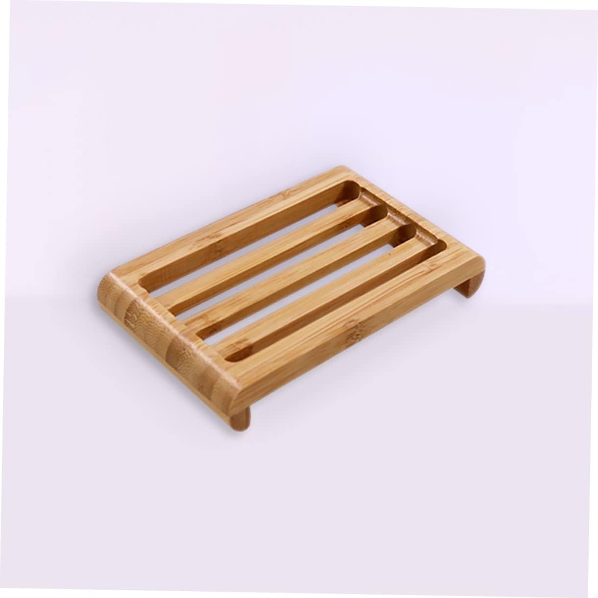 Bamboo Soap Holder for Drying and Organizing