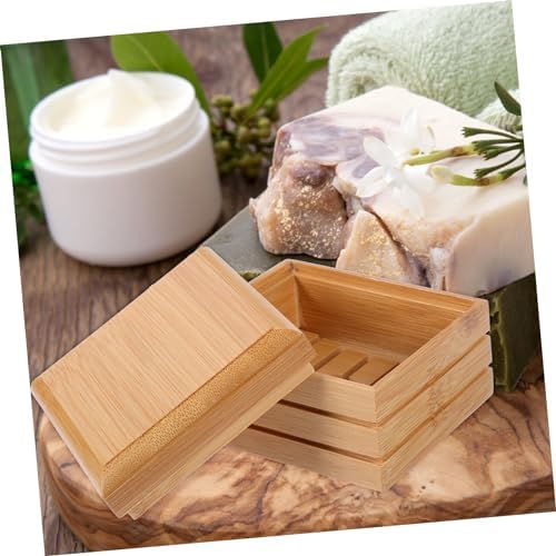 Elegant Wood Soap Dish for Bathroom Kitchen