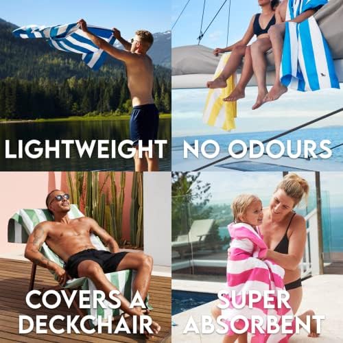 Dock Bay Custom Beach Towel - Boracay Yellow Quick Dry Sand Free
