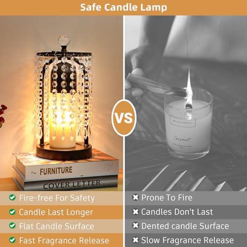 Candle Warmer Lamp with Timer and Dimmer