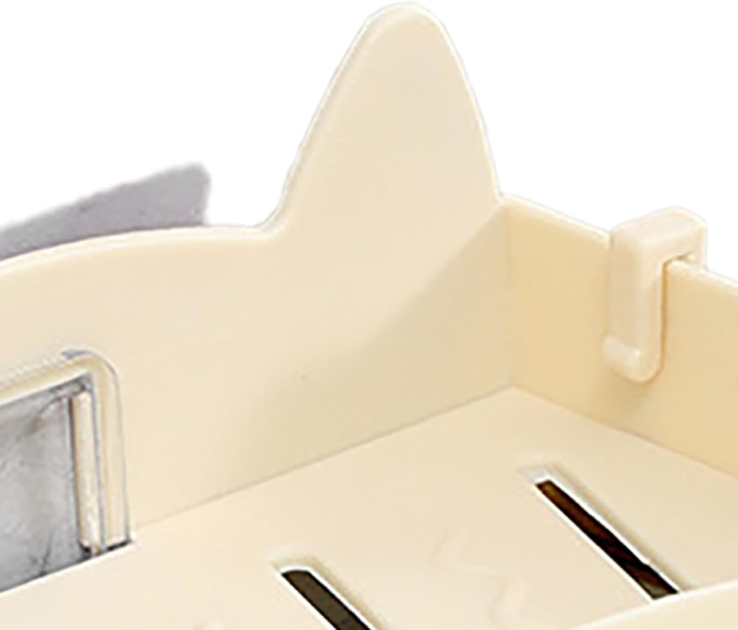 WITHO Wall Mounted Soap Holder - HoleFree Square Design - Space Saving Bathroom Accessory