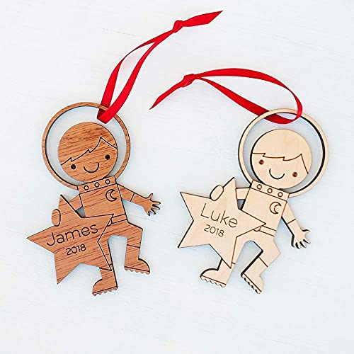 Graphic Spaces Astronaut Boy Ornament 2024
