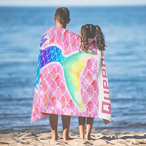 DIYKST Personalized Beach Towel for Kids
