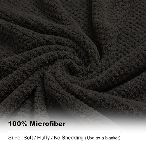 Smuge 8-Piece Brown Bath Towel Set