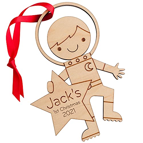 Graphic Spaces Astronaut Boy Ornament 2024