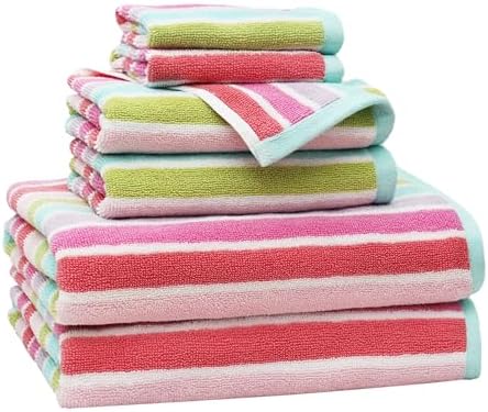 Original Kids 6-Piece Towel Set - Pink Multi