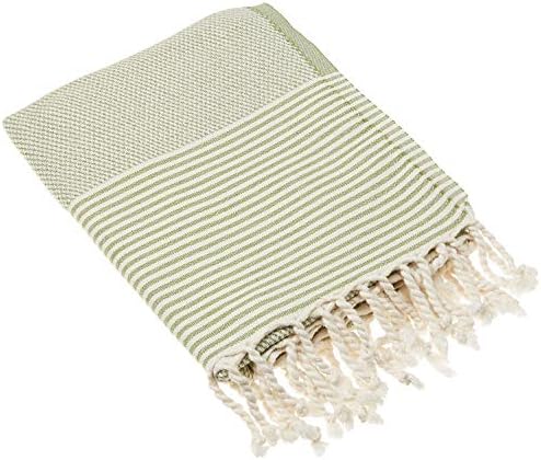 Bersuse 100 Cotton Biarritz Towel Set of 3 - Olive Green