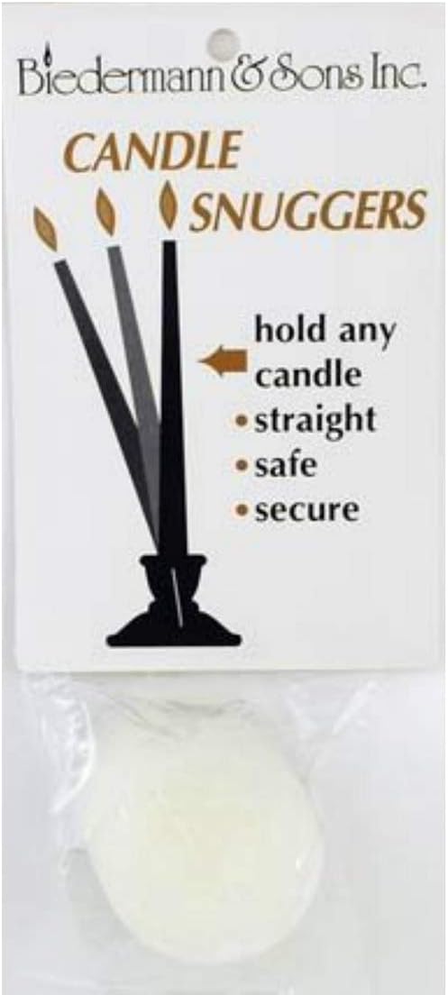 AzureGreen Candle Snugger - Ivory Metal Holder Accessory