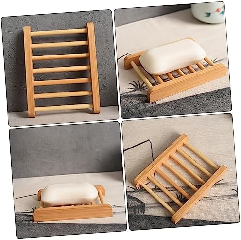 Wooden Soap Holder Bathroom Soap Dish with Drainage