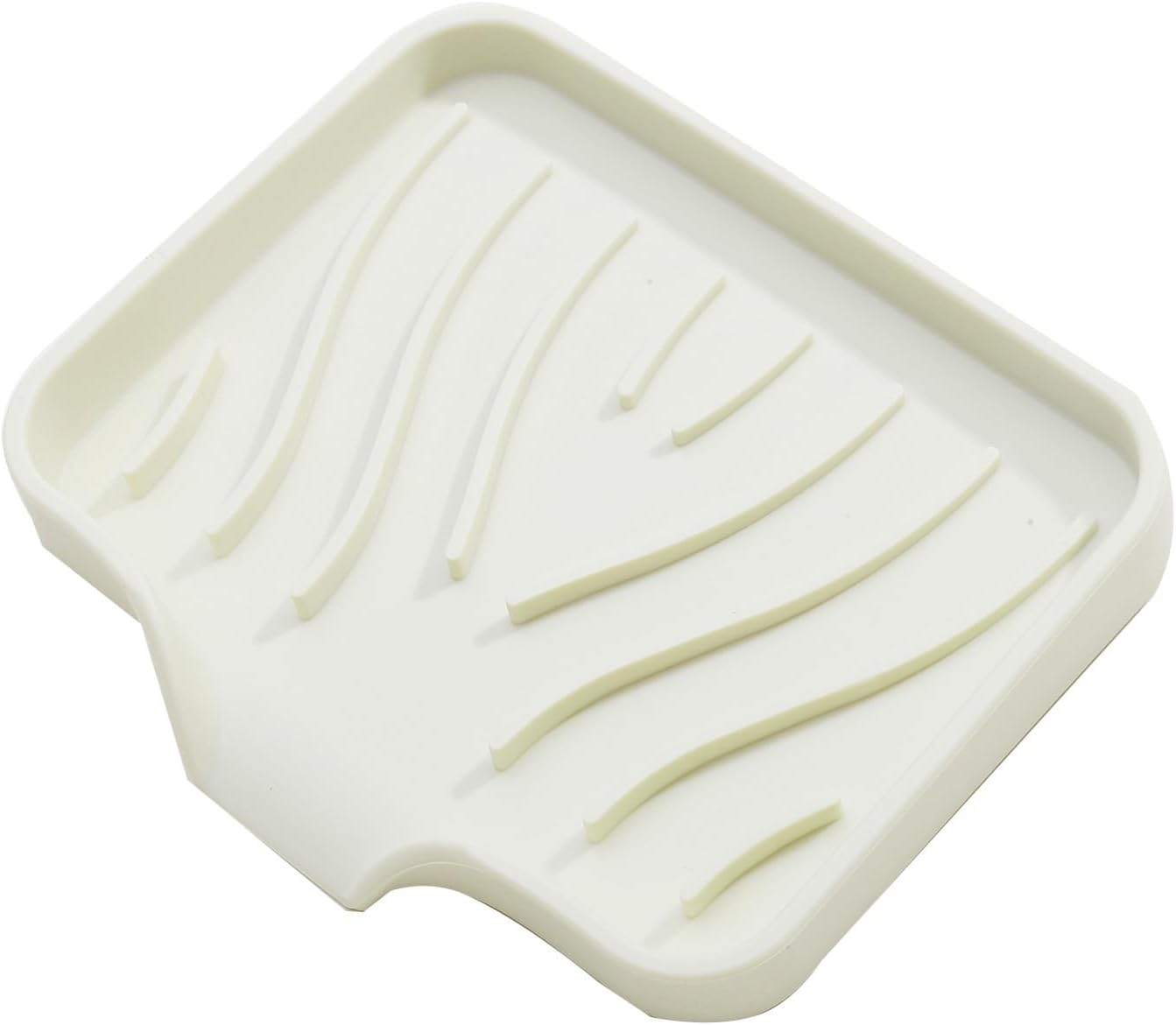 Premium Silicone Soap Dish Self-Draining Holder - Durable Elegant for Shower Bathroom