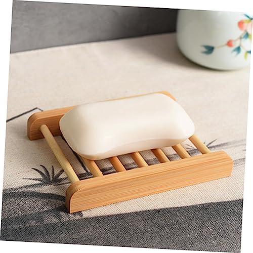 Hemobllo Wooden Soap Holder Natural Design