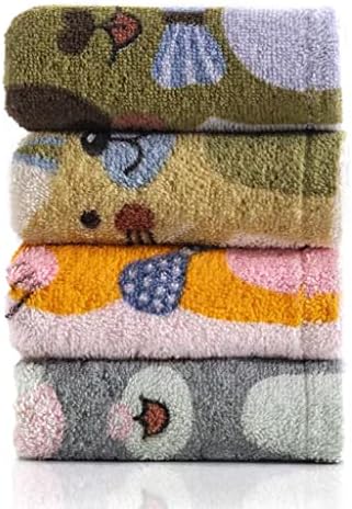 Kissvian 4-Pack Cartoon Cat Hand Towel Set