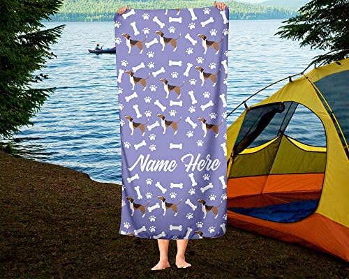 Personalized Beagle Face Beach Towels for Adults and Kids