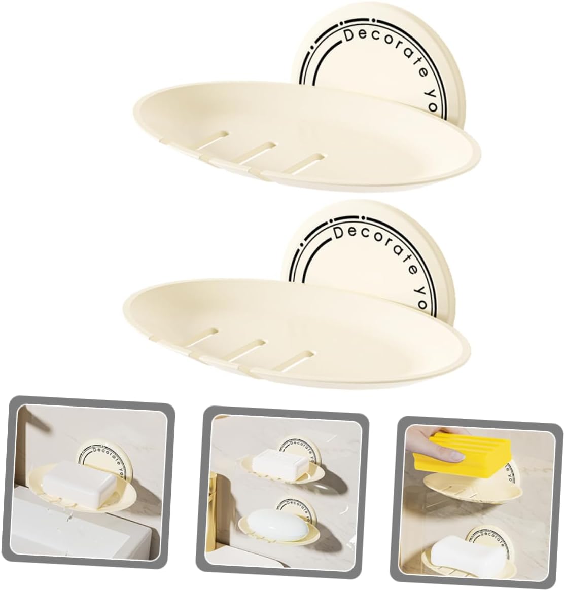LIFKOME Multi-Functional Soap Holder for Bathroom Kitchen 1