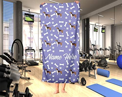 Personalized Beagle Face Beach Towels for Adults and Kids