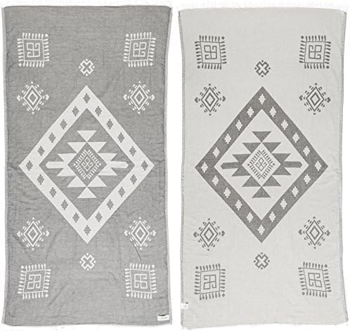 Bersuse 100 Cotton Turkish Towel Set of 6