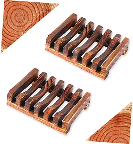 Classic Style Wooden Soap Holder with Drainage Tray