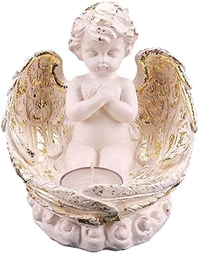 HongLianRiven Resin Angel Garden Statue for Home Decor