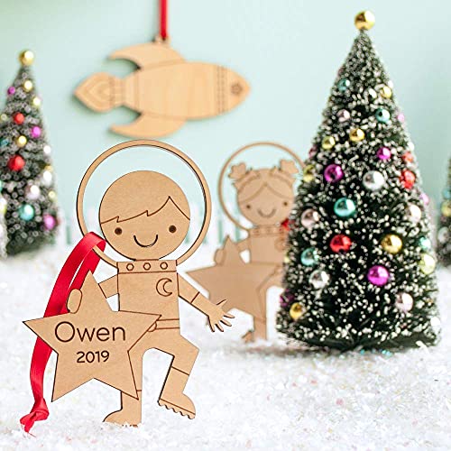 Graphic Spaces Astronaut Boy Ornament 2024