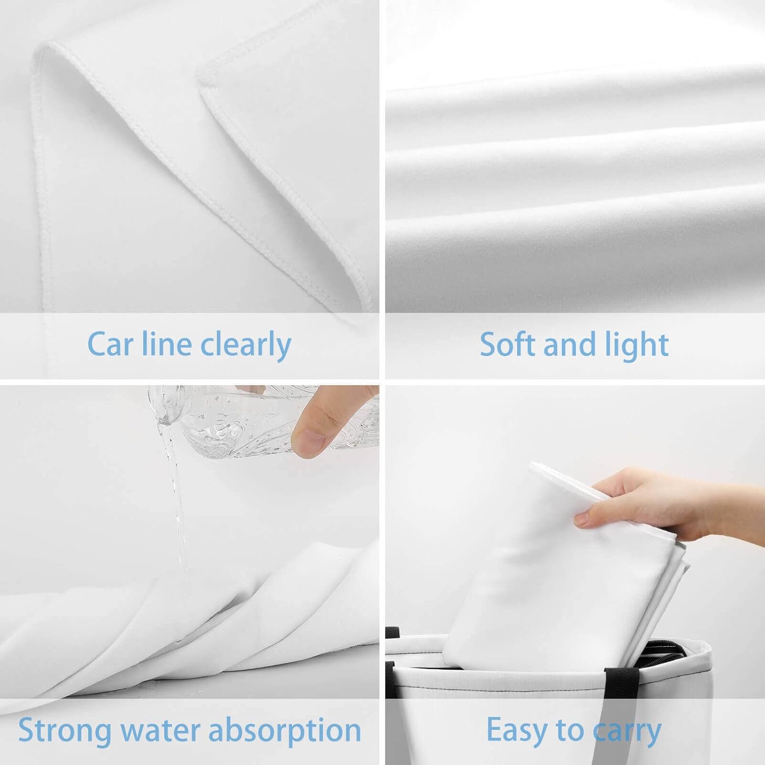 Quick Dry Oversize Bath Towel with Ocean Wave Starry Sky Design