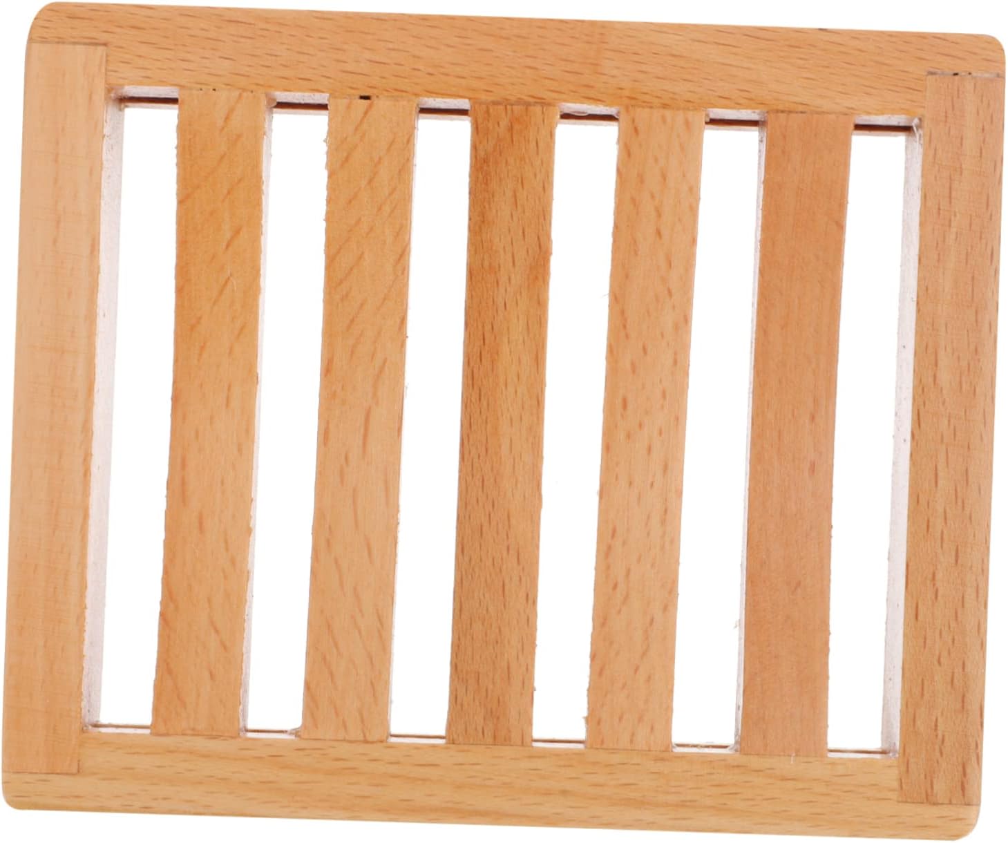 FONDOTIN Wooden Soap Dish Beech Holder Drainage