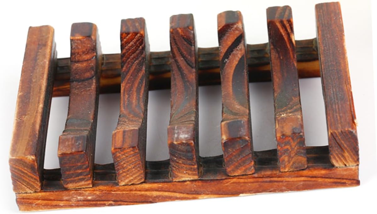 Elegant Bamboo Soap Dish Holder for Bathroom and Kitchen