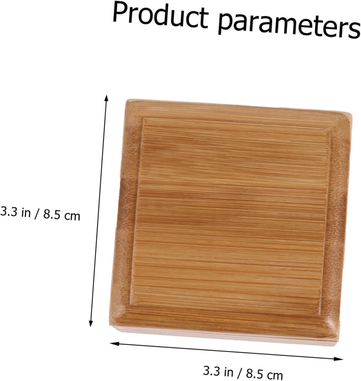 HOOTNEE Rustic Bamboo Soap Dish Handmade Wood Holder
