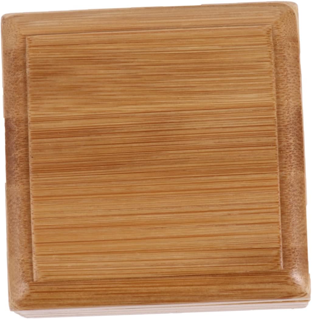 Mobestech Wooden Soap Dish with Lid for Bathroom