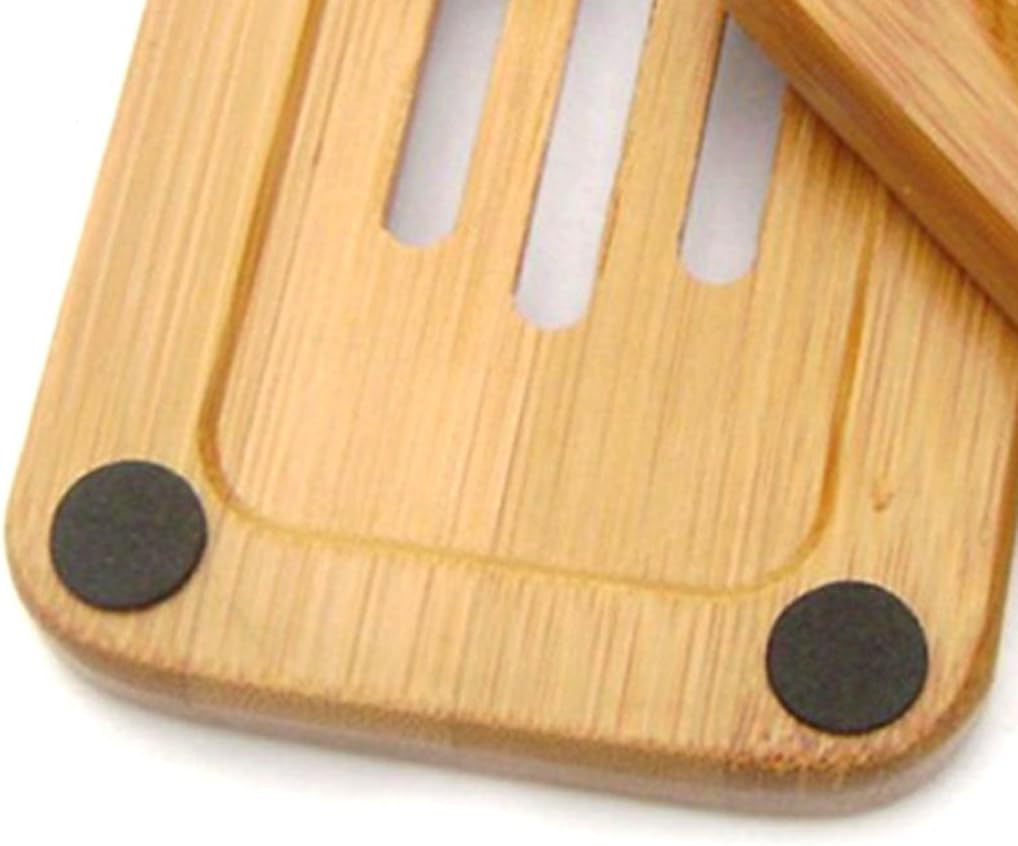 Bamboo Soap Dish Holder Keeps Soap Dry 1