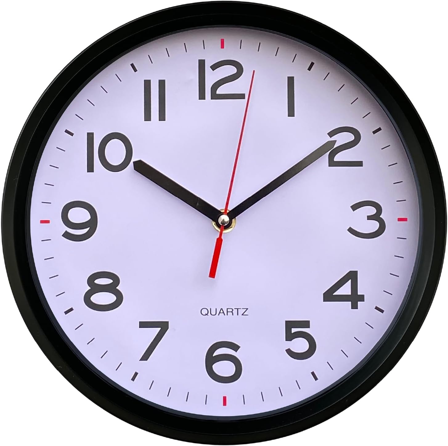 Modern Silent Wall Clock with Large Numbers