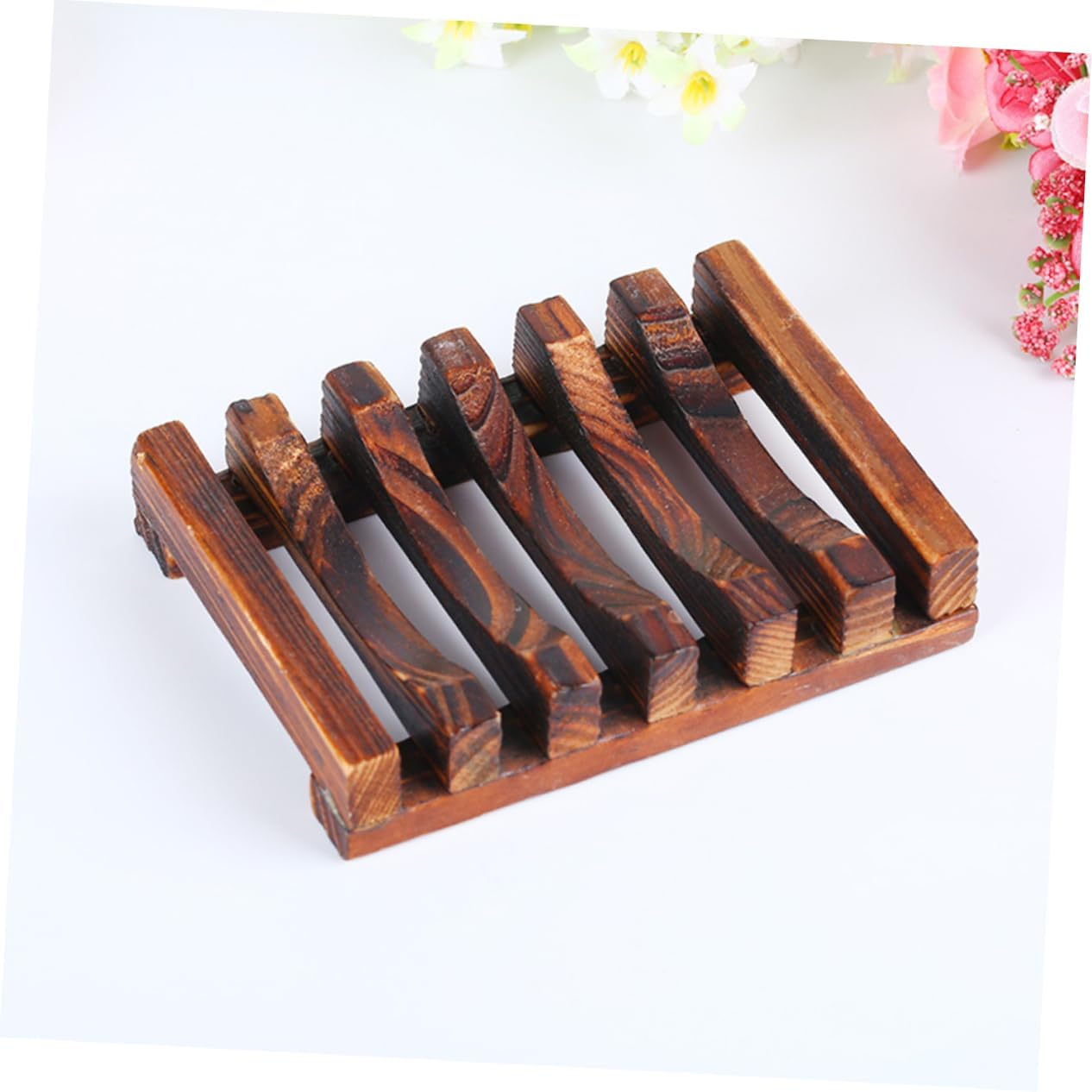 Unomor Bamboo Soap Dish for Shower and Bathroom 1