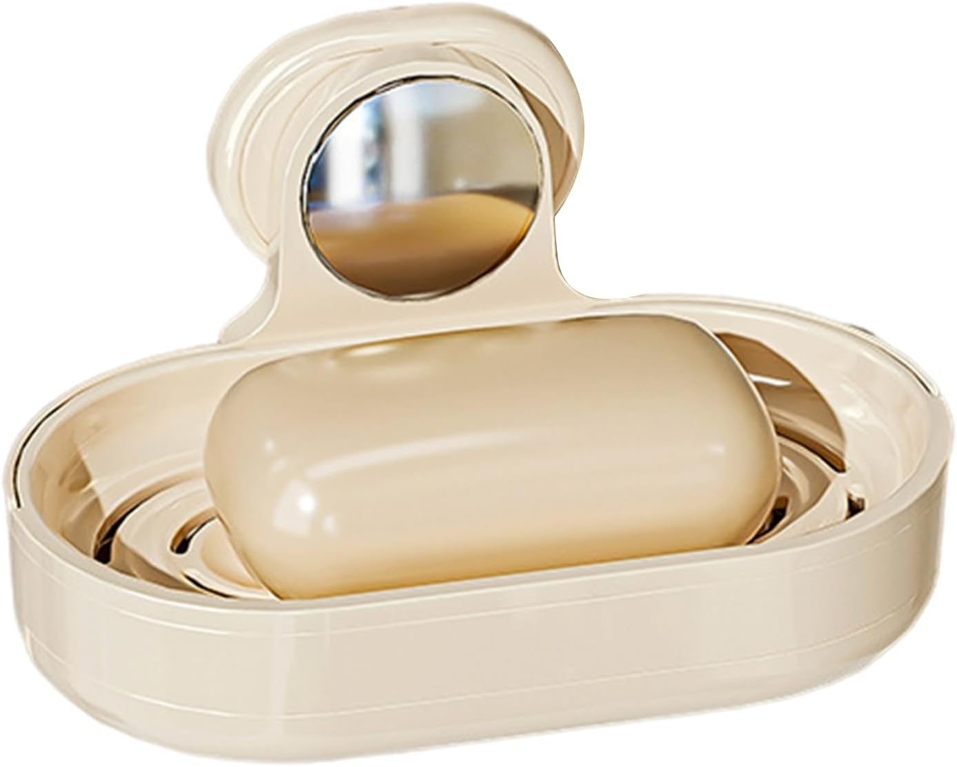 Loyliawa Wall Mount Soap Dish Double Layer Quick Drain