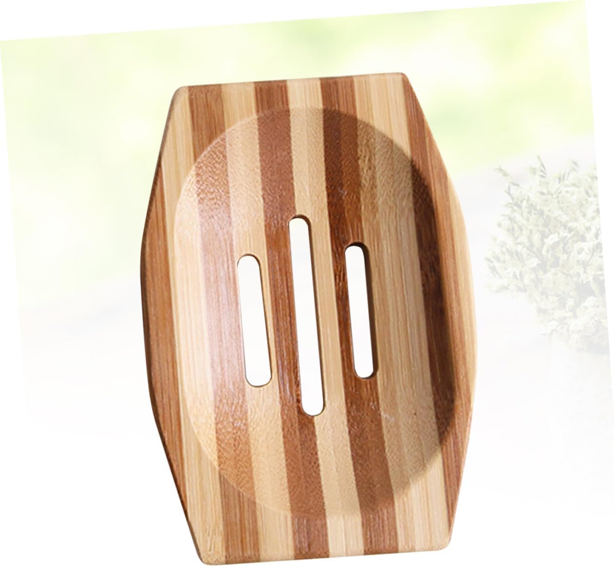 Unomor Natural Bamboo Soap Box Retro Soap Holder