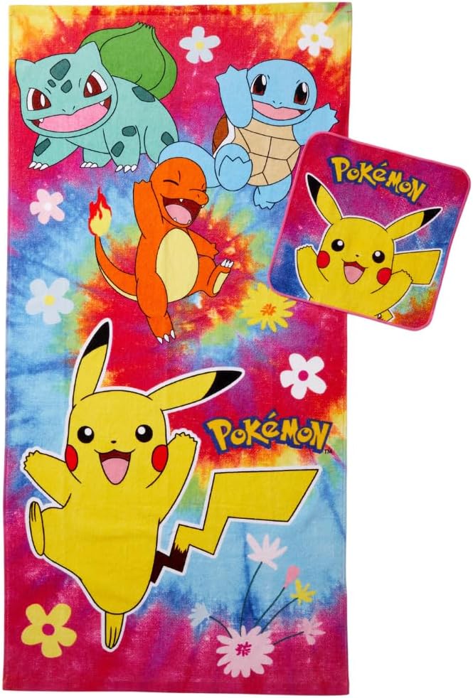 Franco Pokemon Bath Towel Set 2 Piece