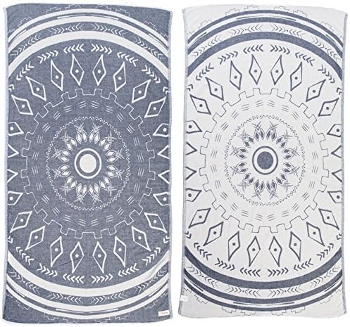 Bersuse 100 Cotton Turkish Towel Set of 3