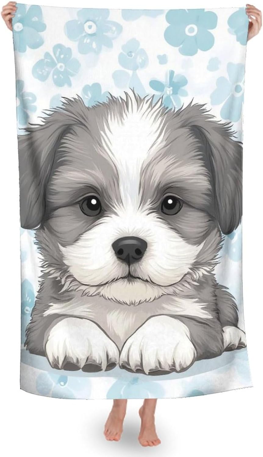 4SEE Quick Dry Oversize Bath Towel for Dogs