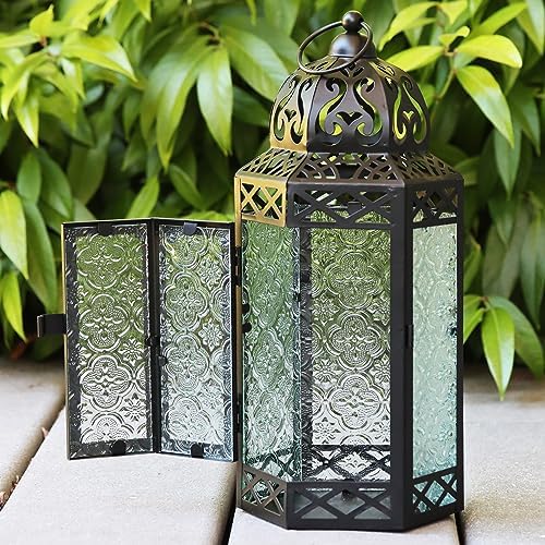 VELA LANTERNS Decorative LED Candle Lanterns Set of 2 1